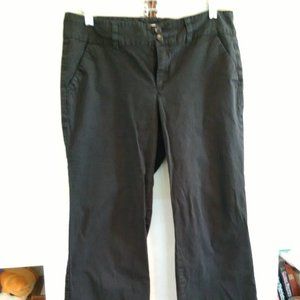 Old Navy Boot cut black cotton pants size 8